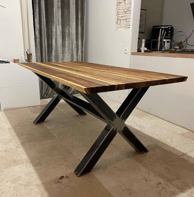 R.F FER -  ferronnerie d'art- mobilier-table  - creation